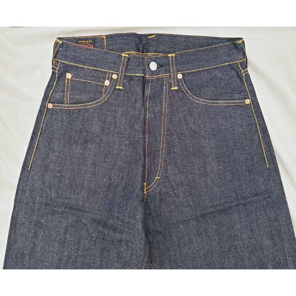 EVISU Vintage Unisex Selvedge Dark Denim Jeans Pants NWOT Custom Made Italy 29 - Picture 6 of 12